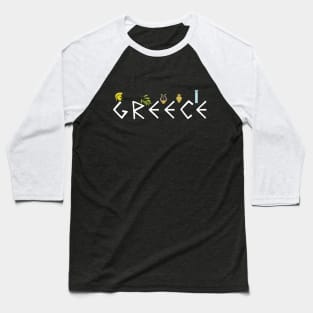 Greece word Baseball T-Shirt